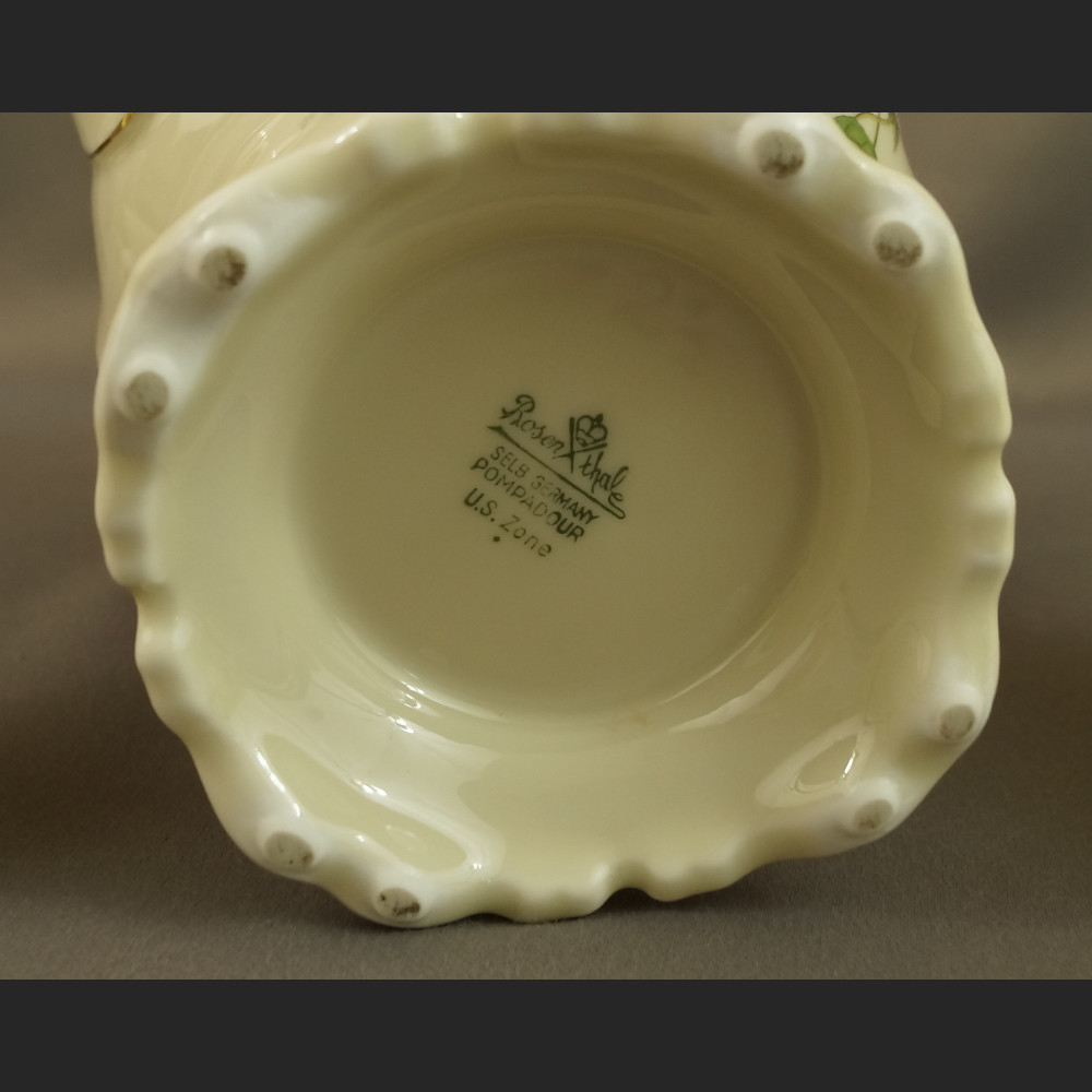 Rosenthal Pompadour serwis z różami do kawy 