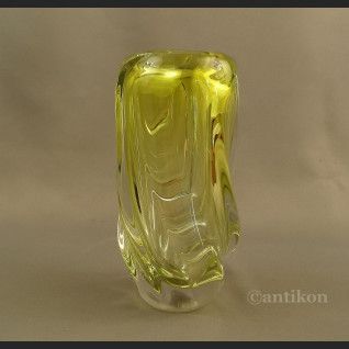 Wazon zielony szkło sodowe Murano 