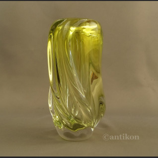 Wazon zielony szkło sodowe Murano Wazon zielony szkło sodowe Murano