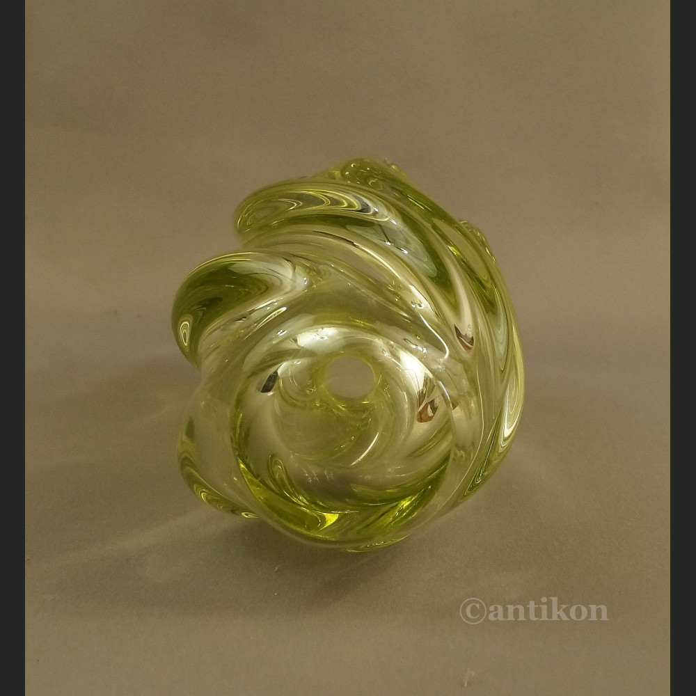 Wazon zielony szkło sodowe Murano Wazon zielony szkło sodowe Murano