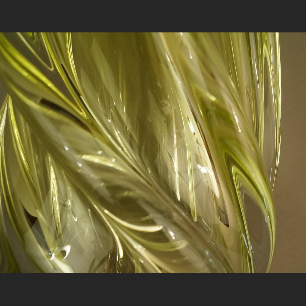 Wazon zielony szkło sodowe Murano Wazon zielony szkło sodowe Murano