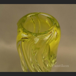 Wazon zielony szkło sodowe Murano Wazon zielony szkło sodowe Murano