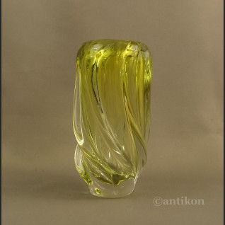 Wazon zielony szkło sodowe Murano Wazon zielony szkło sodowe Murano