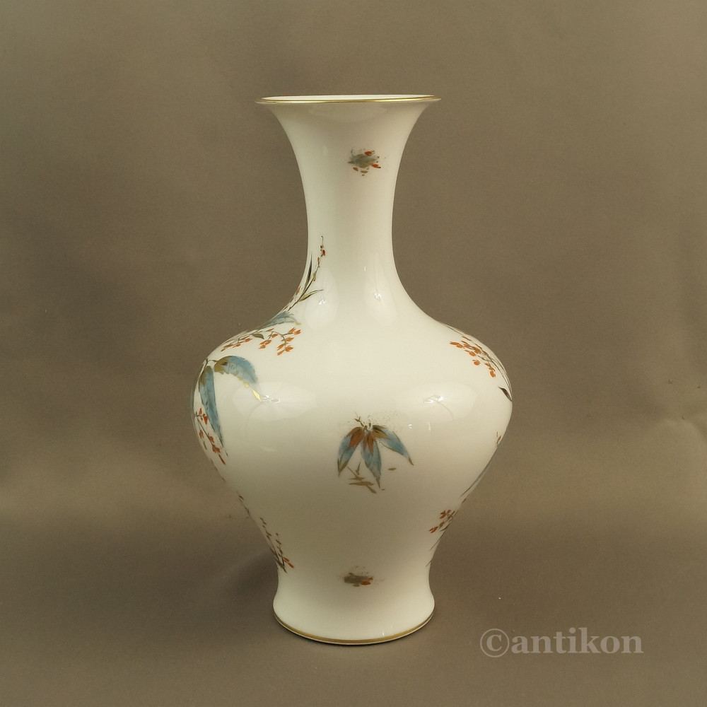 Duży wazon Rosenthal ręcznie malowany w kwiaty 