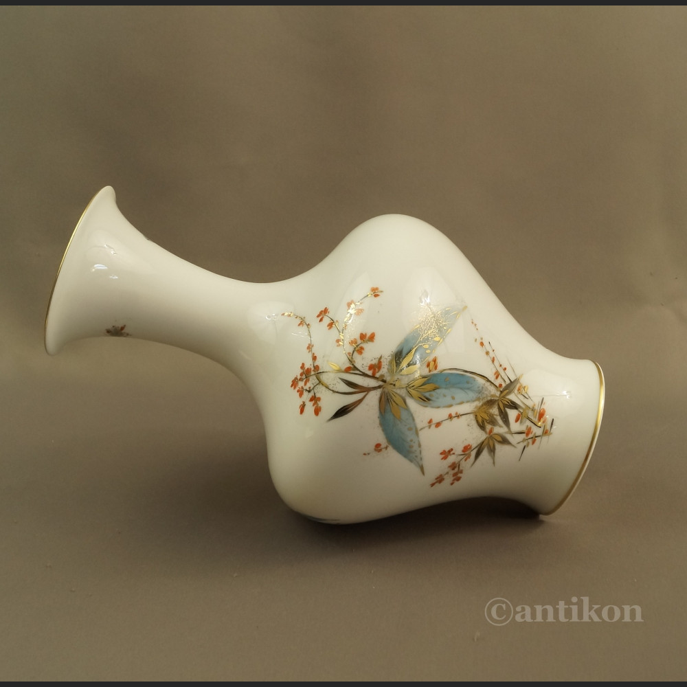 Duży wazon Rosenthal ręcznie malowany w kwiaty 