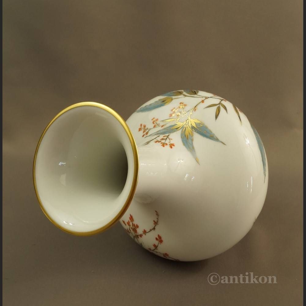 Duży wazon Rosenthal ręcznie malowany w kwiaty 