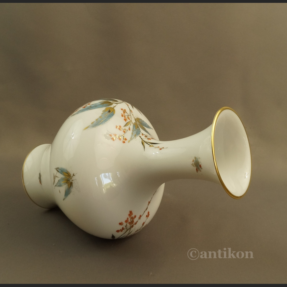 Duży wazon Rosenthal ręcznie malowany w kwiaty 