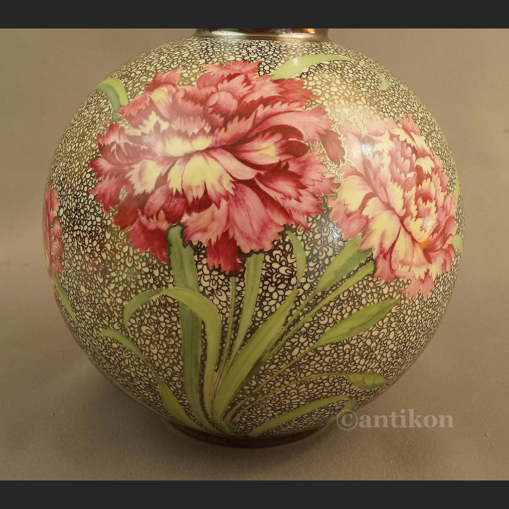 Wazon srebrny Rosenthal ręcznie malowany Wazon srebrny Rosenthal ręcznie malowany