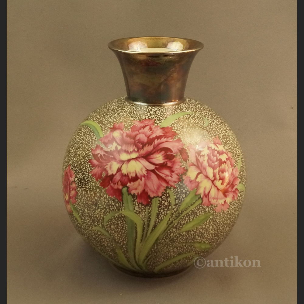 Wazon srebrny Rosenthal ręcznie malowany Wazon srebrny Rosenthal ręcznie malowany