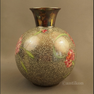 Wazon srebrny Rosenthal ręcznie malowany Wazon srebrny Rosenthal ręcznie malowany