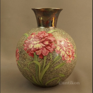 Wazon srebrny Rosenthal ręcznie malowany Wazon srebrny Rosenthal ręcznie malowany