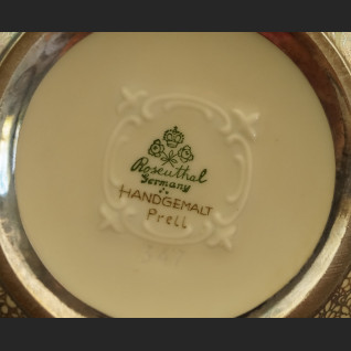 Wazon srebrny Rosenthal ręcznie malowany Wazon srebrny Rosenthal ręcznie malowany