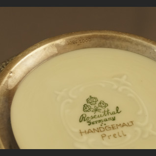 Wazon srebrny Rosenthal ręcznie malowany Wazon srebrny Rosenthal ręcznie malowany