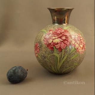 Wazon srebrny Rosenthal ręcznie malowany Wazon srebrny Rosenthal ręcznie malowany