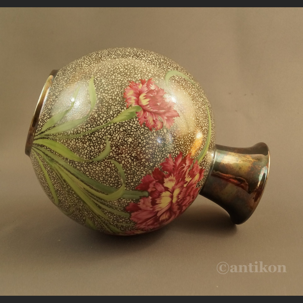 Wazon srebrny Rosenthal ręcznie malowany Wazon srebrny Rosenthal ręcznie malowany