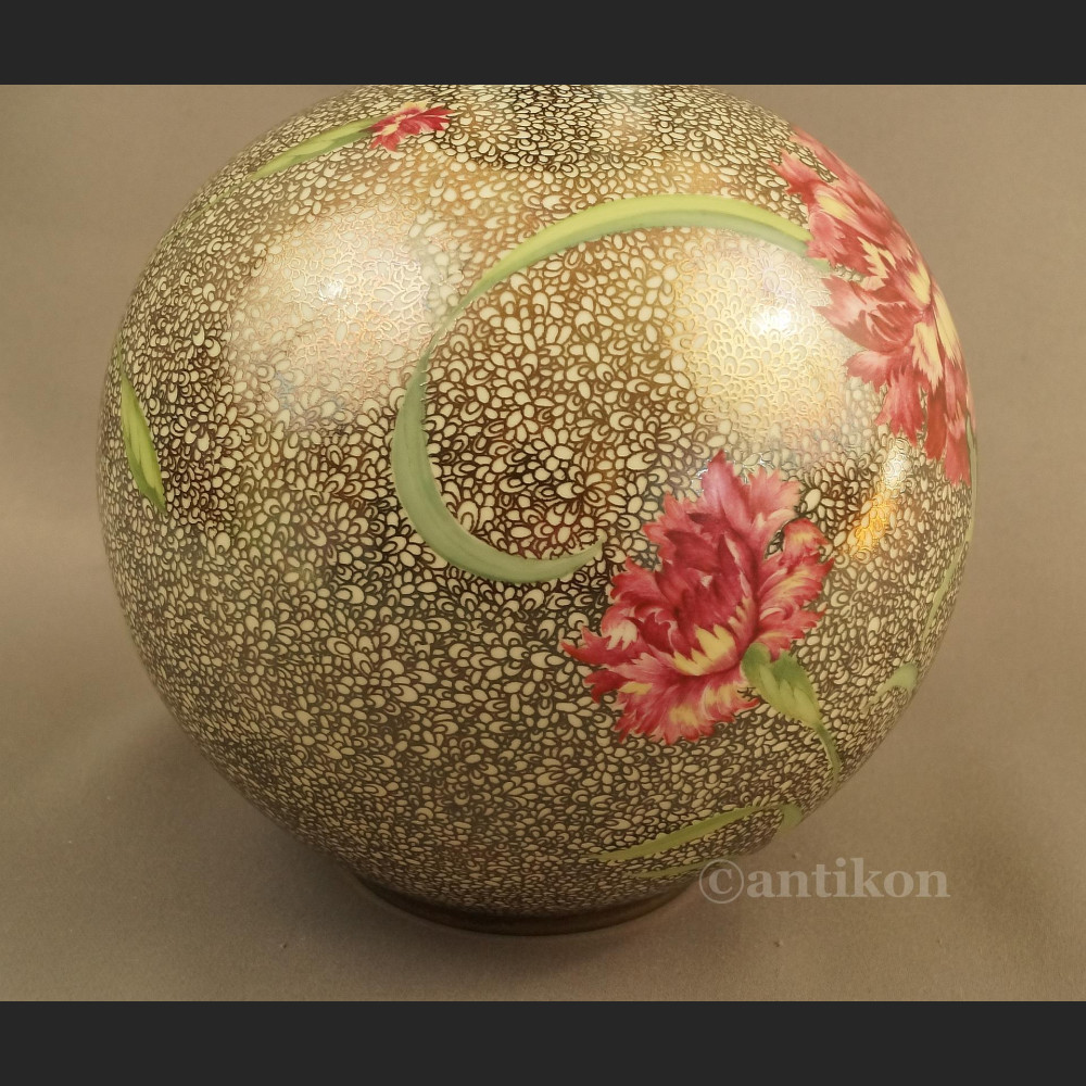 Wazon srebrny Rosenthal ręcznie malowany Wazon srebrny Rosenthal ręcznie malowany