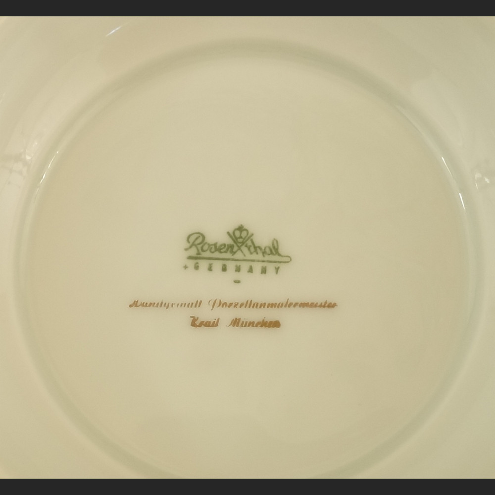 Amfora Rosenthal ręcznie malowana z różami antyki Amfora Rosenthal ręcznie malowana z różami antyki