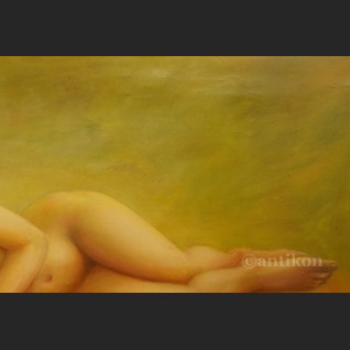 Obraz Akt kobiety z książką olejny  Obraz Akt kobiety z książką olejny