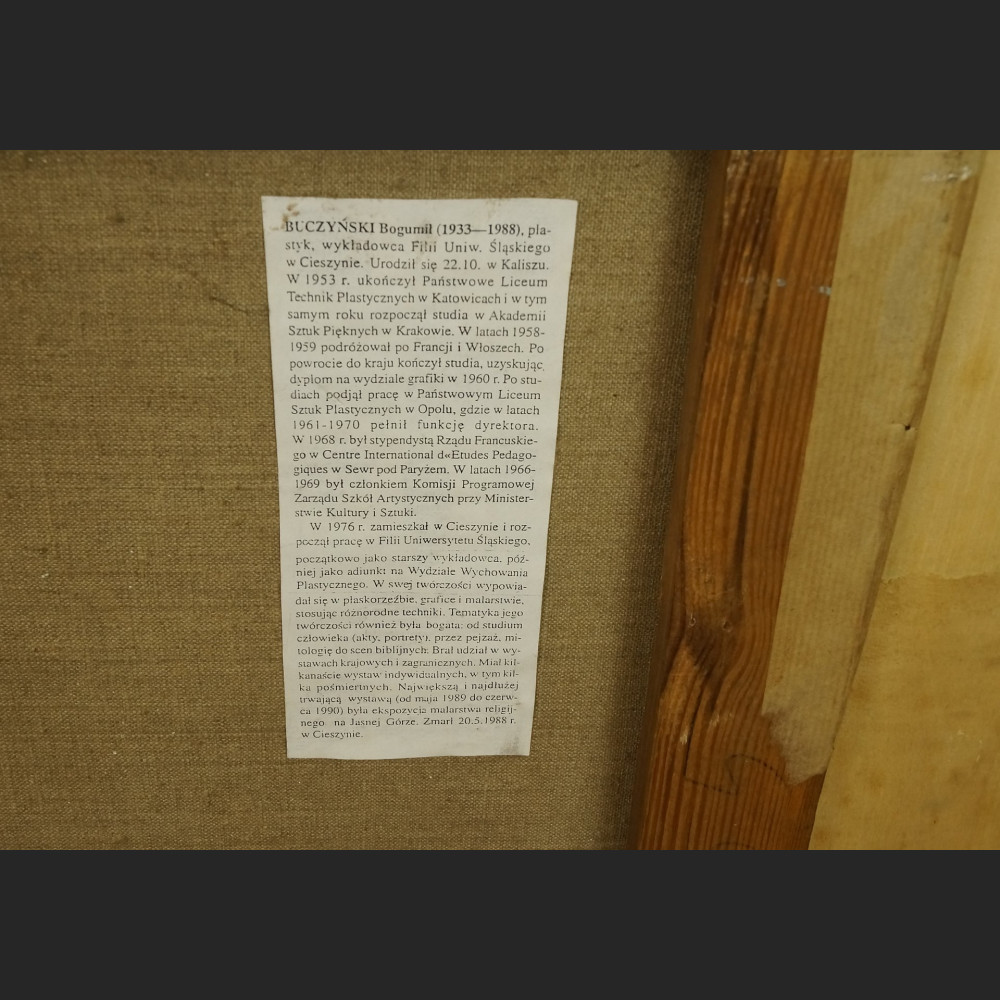 Obraz olejny akt kobiety z książką 