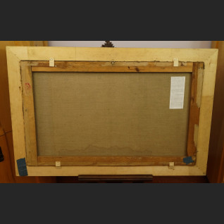 Obraz olejny akt kobiety z książką 