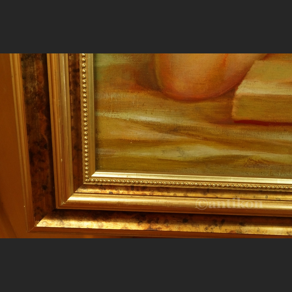 Obraz Akt kobiety z książką olejny  Obraz Akt kobiety z książką olejny