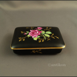 Stara szkatułka Rosenthal czarna Stara szkatułka Rosenthal czarna