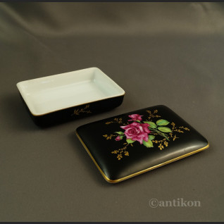 Stara szkatułka Rosenthal czarna 