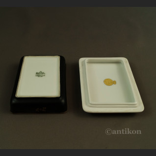 Stara szkatułka Rosenthal czarna Stara szkatułka Rosenthal czarna