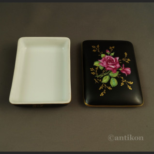 Stara szkatułka Rosenthal czarna Stara szkatułka Rosenthal czarna