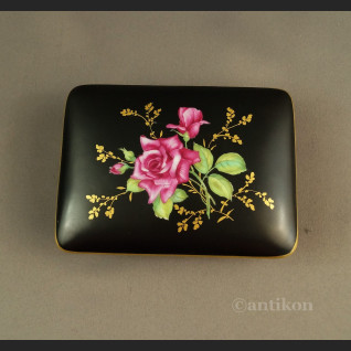 Stara szkatułka Rosenthal czarna Stara szkatułka Rosenthal czarna