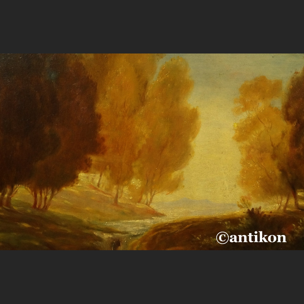 Madonna z aniołami przy wodospadzie obraz olejny Madonna z aniołami przy wodospadzie obraz olejny