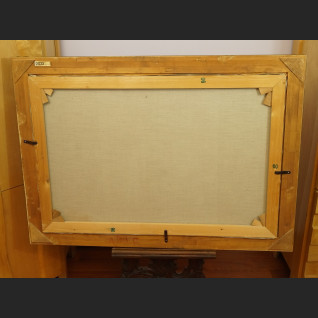 Obraz myśliwski przed dworem salonowy Obraz myśliwski przed dworem salonowy