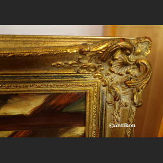 Śniadanie myśliwych wytworny obraz do salonu 