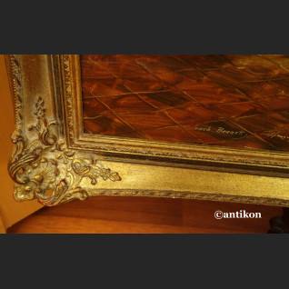 Śniadanie myśliwych wytworny obraz do salonu 