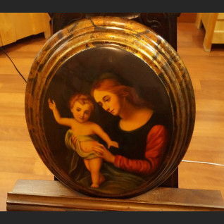 Madonna z Jezusem obraz na owalnym medalionie Madonna z Jezusem obraz na owalnym medalionie