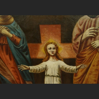 Święta Rodzina stary obraz olejny Święta Rodzina stary obraz olejny