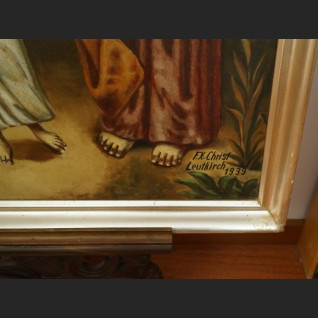 Święta Rodzina stary obraz olejny Święta Rodzina stary obraz olejny