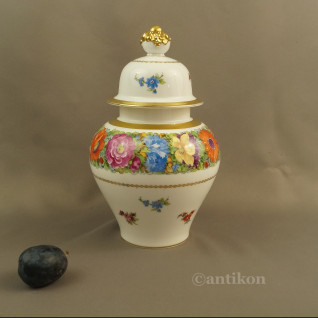 Rosenthal wazon ręcznie malowany z kwiatami  Rosenthal wazon ręcznie malowany z kwiatami