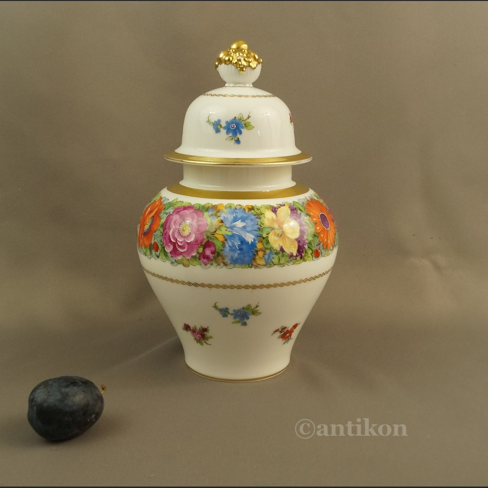 Rosenthal wazon ręcznie malowany z kwiatami  Rosenthal wazon ręcznie malowany z kwiatami