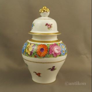 Rosenthal wazon ręcznie malowany z kwiatami  Rosenthal wazon ręcznie malowany z kwiatami