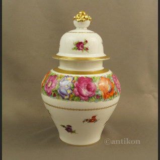 Rosenthal wazon ręcznie malowany z kwiatami  Rosenthal wazon ręcznie malowany z kwiatami