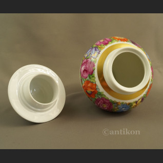Rosenthal wazon ręcznie malowany z kwiatami  Rosenthal wazon ręcznie malowany z kwiatami