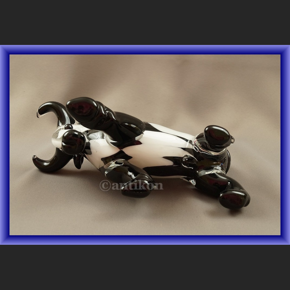 Prezent biznesowy szklany byk symbol hossy 