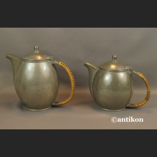 Stary serwis Bauhaus z cyny antyki  Stary serwis Bauhaus z cyny antyki