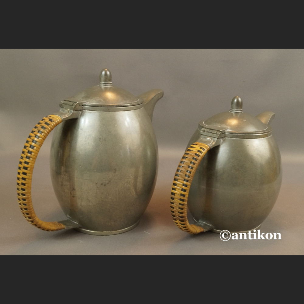 Stary serwis Bauhaus z cyny antyki  Stary serwis Bauhaus z cyny antyki