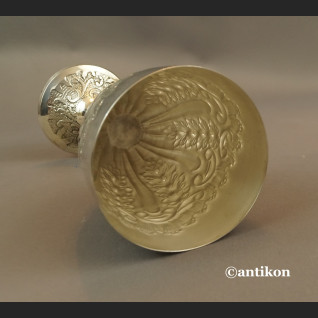 Wielki kielich do wina platerowany 