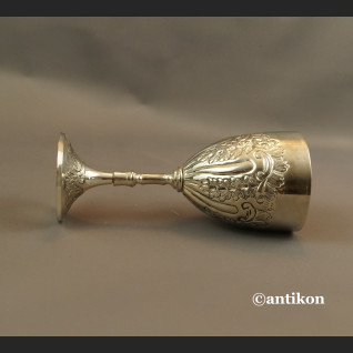 Wielki kielich do wina platerowany 