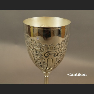Wielki kielich do wina platerowany 