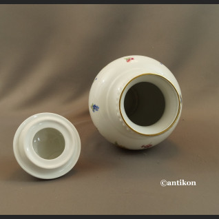 Duży wazon z pokrywą piękna porcelana Duży wazon z pokrywą piękna porcelana