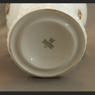 Duży wazon z pokrywą piękna porcelana Duży wazon z pokrywą piękna porcelana